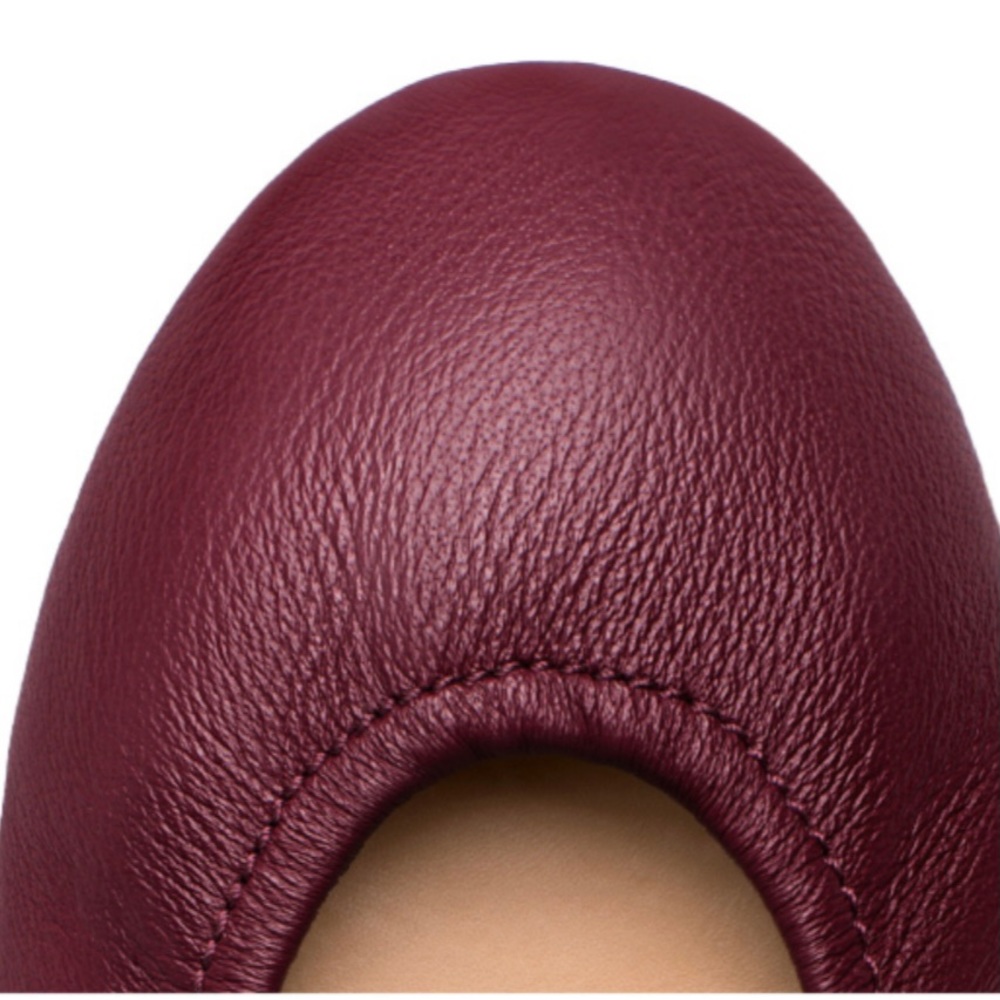 Burgundy Tieks Ballet Flats Size 10